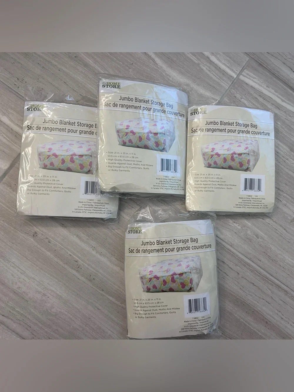 Jumbo Blanket Storage Bags bundle NEW